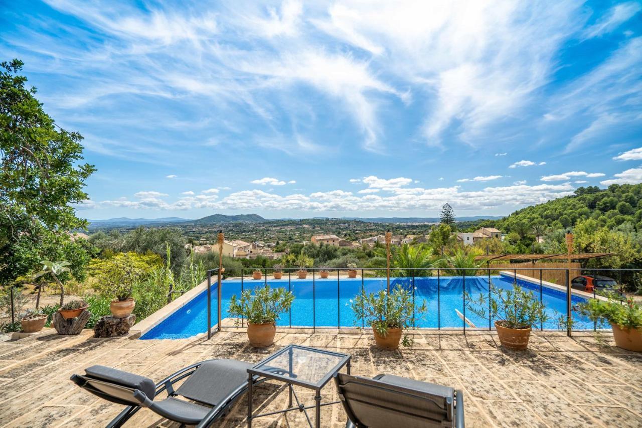 Can Pulit - Finca Romantica Para 2 Con Piscina Y Vistas En Selva  Bagian luar foto